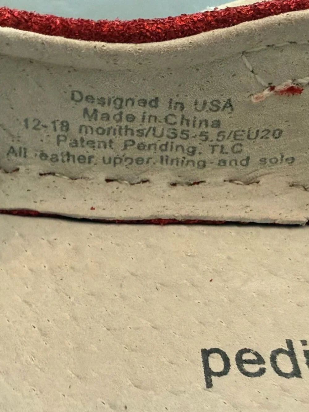 pediped Stella Red Originals shoes